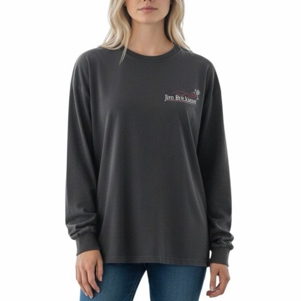 Vintage Jim Brickman 2008 Holiday Tour Concert Long Sleeve T-Shirt Black Large L - Picture 2 of 9